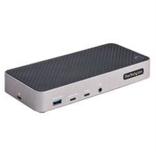 Image of StarTech.com USB-C Triple Monitor Docking Station - HDMI/DP Triple 4k USB-C Dock