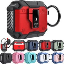Image of For Apple AirPods 4th Gen 2024/Pro Case Hybrid Silicone Shockproof Armor Cover
