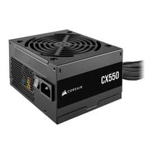 Image of 550W Corsair CX550, Fully Wired, 80PLUS Bronze, Single Rail, 44A, 120mm Fan, ATX