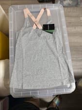 Image of Emporio Armani Woman Top Size S Grey With Pink New With Tags