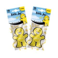 Image of 2 x Little Joe 2D Hanging Car Air Freshener Fragrance Scent - Vanilla