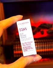 Image of Clarins Joli Rouge Velvet  The Refill Lipstick - Shade 758V sandy pink 