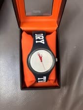 Image of Superdry Navy Campus Silicone Strap Watch With White Face