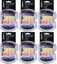 Image of 6x Chef Aid Plastic Soap Dish with Suction Pads Bathroom Shower Tile Caddy Stand
