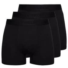 Image of Superdry Boxers 3 Pack Organic Cotton Classic Underwear Shorts Black