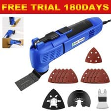 Image of 230V Electric Oscillating Multi Tool Saw Blade Sanding w/ Accessories Set