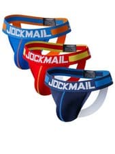 Image of 3-pack Athletic Jockstraps - Stylish and Supportive Sports Underwear for Men