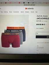 Image of brand new Jack & Jones 3 pack trunks 
