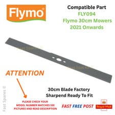 Image of FLYMO EasiGlide 300V (Art. 970483301) 2021 30cm Cutting Blade FLY094 FAST POST