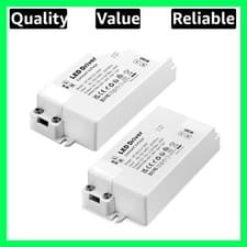 Image of 2pcs LED Driver 12V 30W 2.5A, 240V AC to 12V DC Transformer, Constant Voltage...