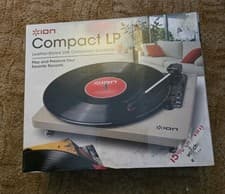 Image of ION Audio Compact LP Space-Efficient 3-Speed USB Conversion Turntable Cream