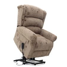 Image of Malton Patterned Rise and Recline Armchair Electric Dual Motor Seating