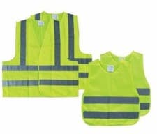 Image of AA. Family High Visibility Vest Jacket Pack 2 Adults 2 Children Breakdown Safety