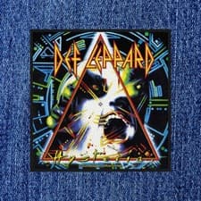 Image of DEF LEPPARD - HYSTERIA (NEW) SEW ON PATCH OFFICIAL BAND MERCH