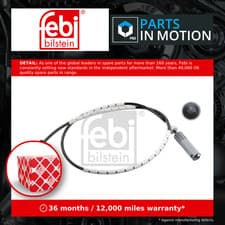Image of ABS Sensor Rear Left or Right 102854 Febi Wheel Speed 34526762476 34526785022