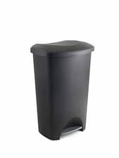 Image of ADDIS 50L FOOT PEDAL BIN DUSTBIN PLASTIC RUBBISH PAPER WASTE KITCHEN OFFICE BINS