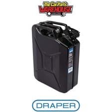 Image of Draper 07257 Steel Fuel Can 20L Black