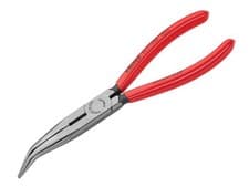 Image of Knipex - 26 21 200 Snipe Nose Side Cutting Pliers PVC Grip 200mm (8in)