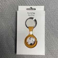 Image of For Apple AirTag Leather Loop Holder Keyring Carry Case Air Tag Tracker Air Tag