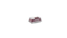 Image of KILNER Glass Butter Dish With Lid Embossed Logo