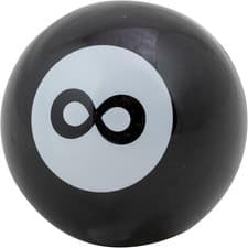 Image of Funtime Gifts Mystic Infinity Ball - Fortune Teller Toy, Classic Black Billiard