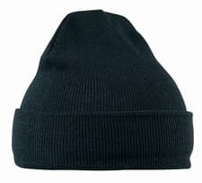 Image of UNISEX SOFT CLASSIC BEANIE HAT - BLACK - NAVY BLUE - RED - GREY - BEANY CAP