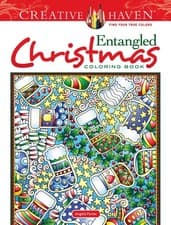 Image of Creative Haven Entangled Christmas Coloring Book (Adult Coloring) (Creative Have