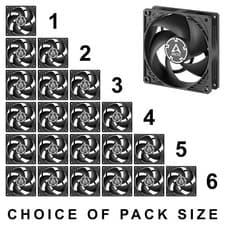 Image of Arctic P9 PWM PST CO 92mm Case Fan 200-3000 RPM 38.83 CFM 12V 4-Pin Black Pack