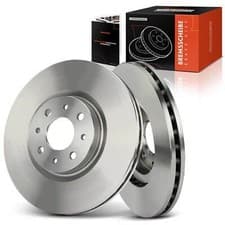 Image of A-Premium 2x 281mm Brake Discs for Alfa Romeo MiTo Fiat Bravo Lancia Delta Front