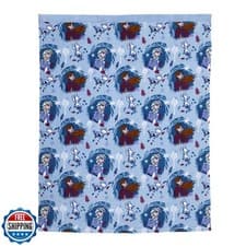 Image of Disney Frozen 2 Reversible Dual Sided Super Soft Fleece Toddler Blanket, 40"