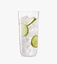 Image of 3 x LSA Arc Stackable Highball Tall Slim Fine Glass, 550ml, Clear, RRP £18.75