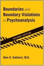 Image of Glen O. MD Gabbard - Boundaries and Boundary Violations in Psychoanaly - X555z