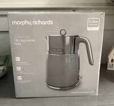 Image of Morphy Richards Signature Jug Kettle 1.5L - Grey  3KW - New