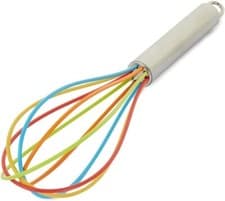 Image of Balloon Whisk Silicone Multicolour 26 cm Stirring Cake Mixing Beating Eggs Gravy
