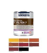 Image of Sikkens Cetol Filter 7 Plus Woodstain Paint - All Sizes - All Colours