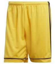 Image of adidas Squadra 17 Kids Shorts Age 5 - 6 Gold/Black Boys Girls sport gym