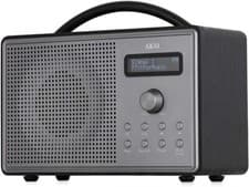 Image of DAB FM Radio Digital Akai Black or Brown Wood Radio with LCD Screen A61035