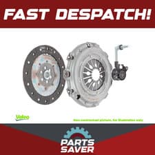 Image of Clutch Kit 3pc (Cover+Plate+CSC) 834325 Valeo 302052617R 7701475996 7701476816