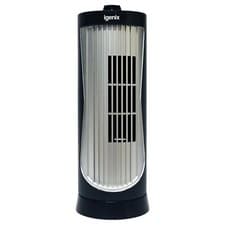 Image of Mini Tower Fan 12 Inch 2 Speed Oscillating Quiet Operation 30W Carry Handle