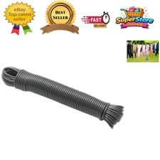 Image of High-Quality 20m Steel Core Line in Grey for Laundry Airers - Easy Maintenance