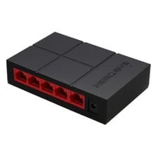 Image of Mercusys 5 Port GIGABIT 1000Mbps Cat5e/Cat6 RJ45 Ethernet Network Desktop Switch