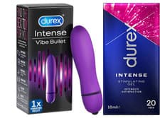Image of Durex Intense Pleasure Kit  Orgasmic Stimulating Gel and Delight Bullet
