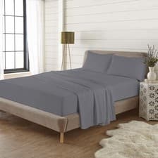 Image of 100% Brushed Cotton Flannelette 40CM/16" Extra Deep Fitted Sheets in 12 Colours