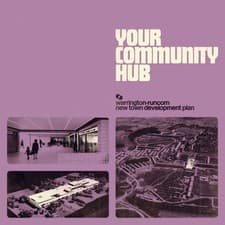 Image of Warrington-Runcorn New Town Development Plan Vinyl LP Colour 2025 NEW