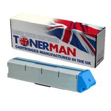 Image of Toner for OKI C931 OKI C931DN 45536507 38,000 pages Cyan UK Reman.