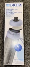 Image of BRITA Sports Water Filter Bottle Active Blue - 600ml 2x MicroDiscs Carbon Filter