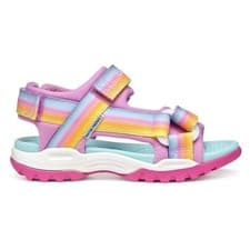 Image of Geox Borealis Girls Sandals Water-Friendly Colourful Summer Junior Sandals Pink
