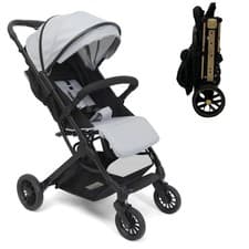 Image of 3 In 1 Baby Stroller Portable Lightweight Adjustable Baby Pushchair w/Raincover