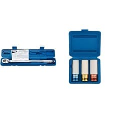 Image of Draper 1/2 Square Drive Micrometre Reversible Ratchet Torque Wrench 30Nm 210Nm