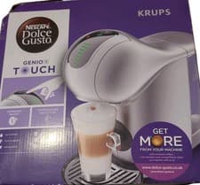 Image of Dolce Gusto Genio S Touch Pod Coffee Machine - KP440E40 Silver